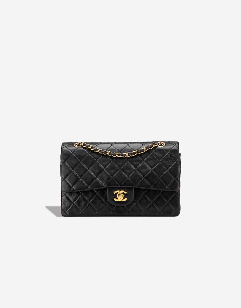 Chanel Timeless Medium Lamb Black Front | Sell your designer bag