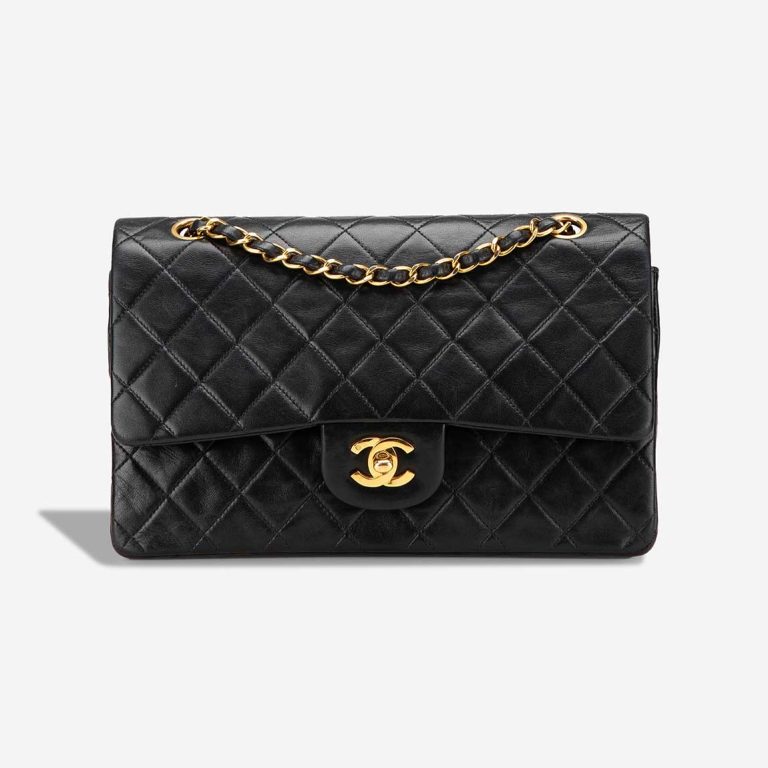 Chanel Timeless Medium Lamb Black Front | Sell your designer bag