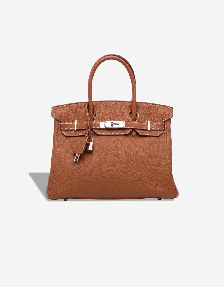 Hermès Birkin 30 Togo Gold Front | Sell your designer bag
