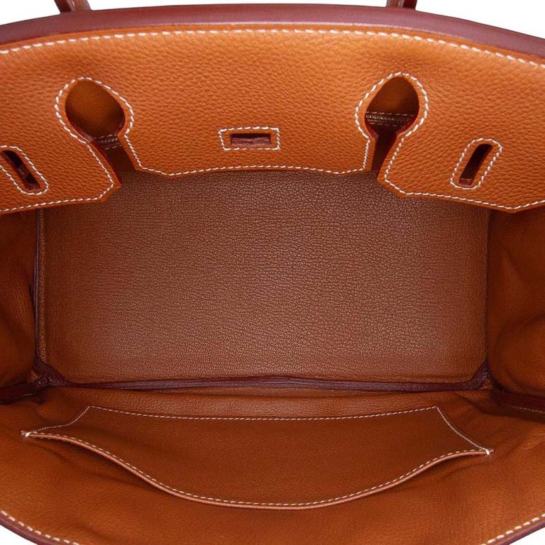 Hermès Birkin 30 Togo Gold Inside | Sell your designer bag