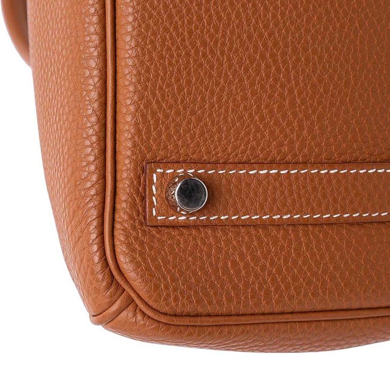 Hermès Birkin 30 Togo Gold Signs of wear | Sell your designer bag