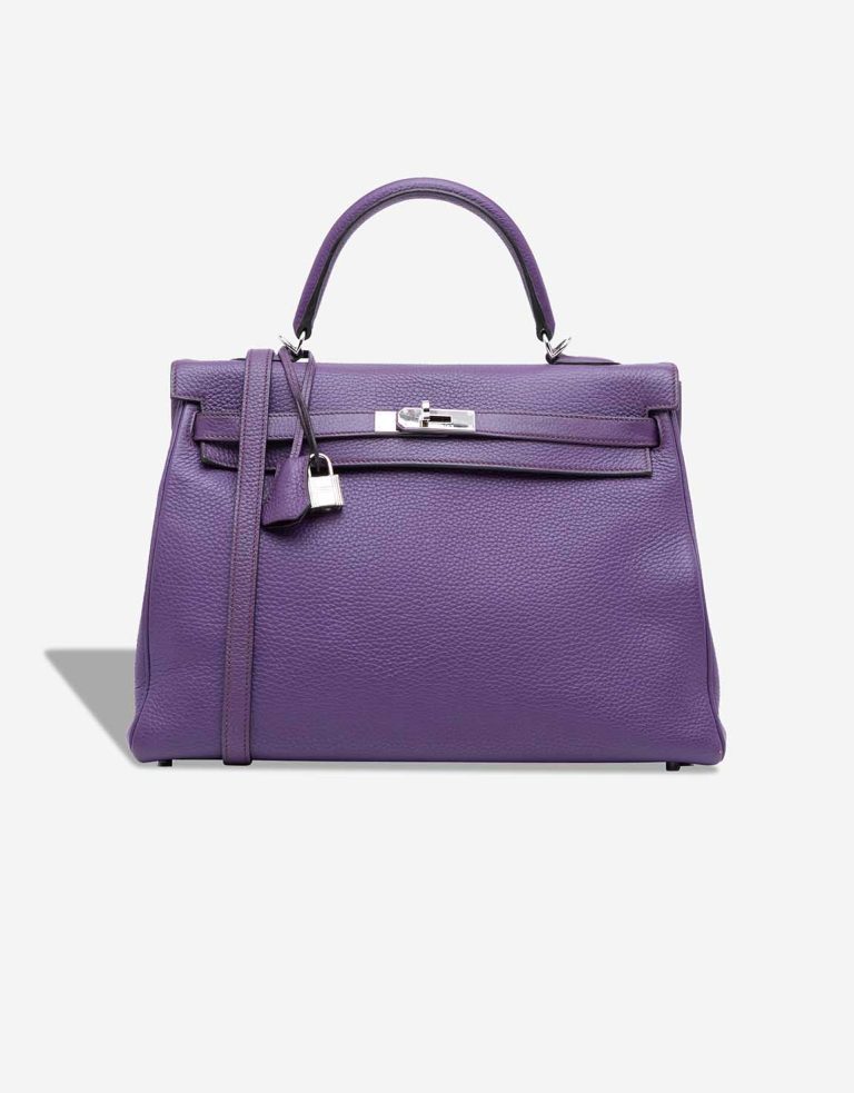 Hermès Kelly 35 Togo Ultraviolet Front | Sell your designer bag