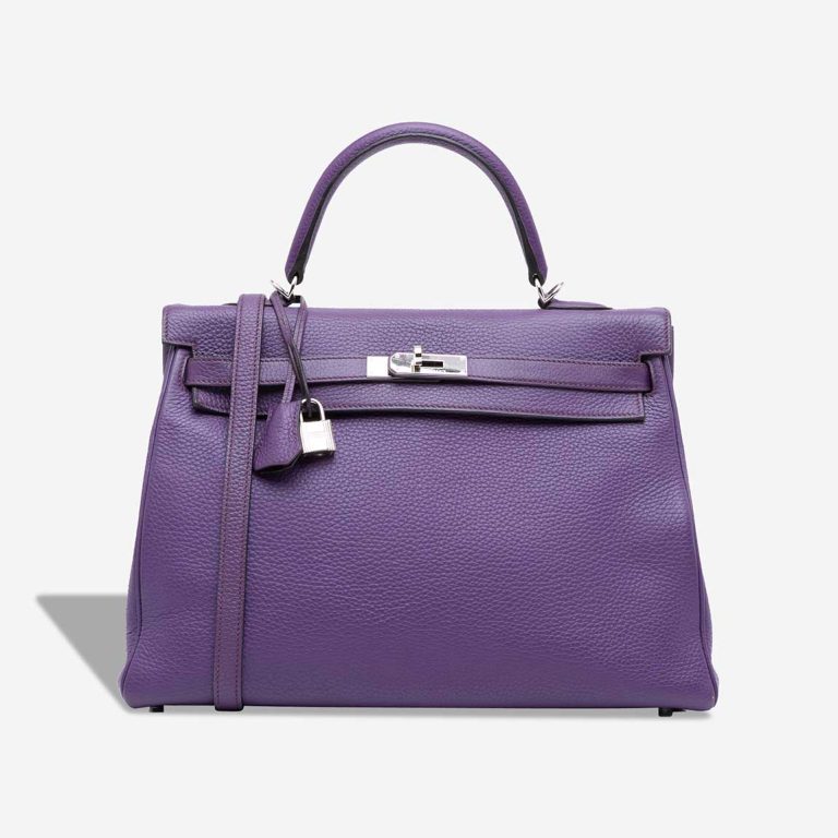 Hermès Kelly 35 Togo Ultraviolet Front | Sell your designer bag