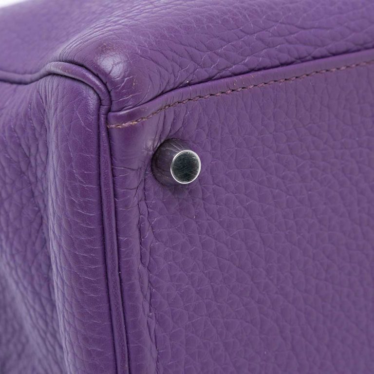 Hermès Kelly 35 Togo Ultraviolet Signs of wear | Sell your designer bag