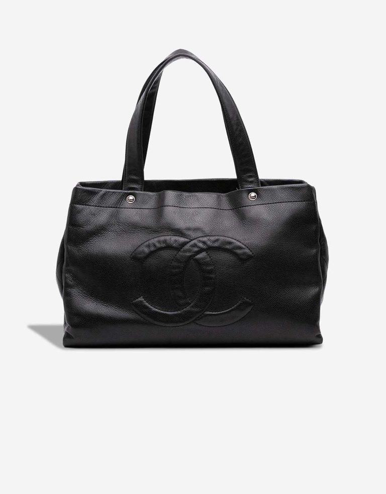 Chanel Shopping Tote Large Caviar Black Front | Sell your designer bag