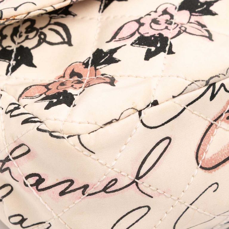 Chanel Timeless Small Fabric Beige / Pink Signs of wear | Sell your designer bag