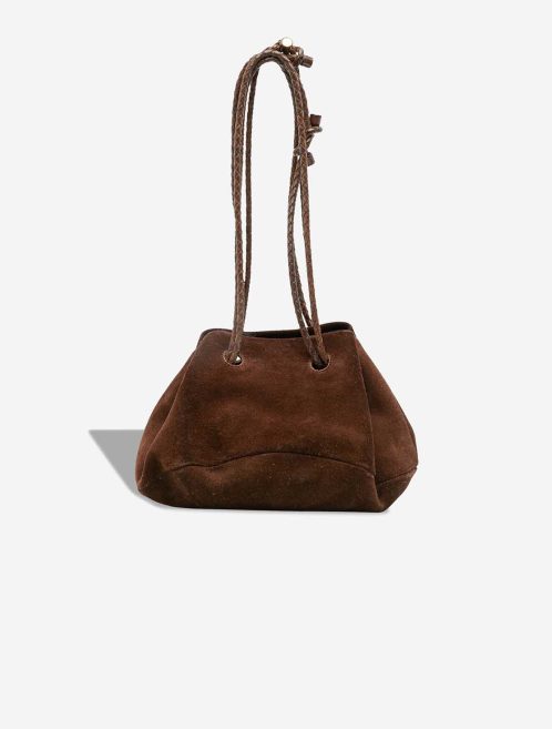 Bottega Veneta Bucket Bag Suede Brown Front | Sell your designer bag