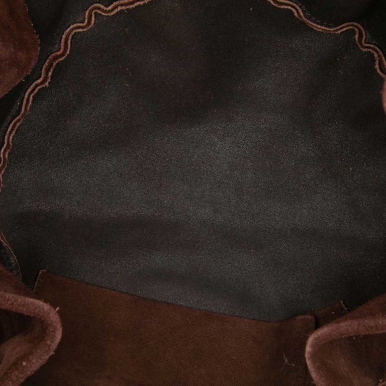 Bottega Veneta Bucket Bag Suede Brown Inside | Sell your designer bag