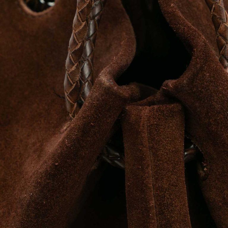 Bottega Veneta Bucket Bag Suede Brown Signs of wear | Sell your designer bag