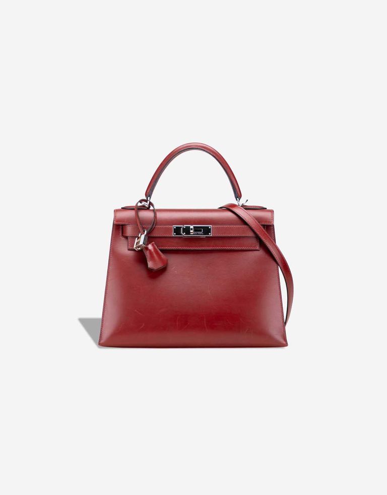 Hermès Kelly 28 Box Rouge H Front | Sell your designer bag