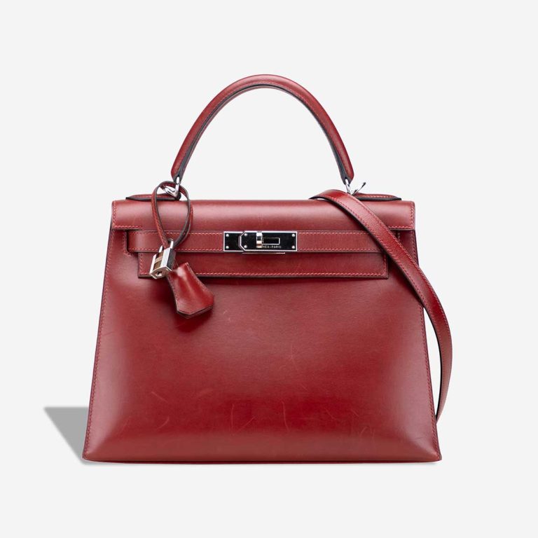 Hermès Kelly 28 Box Rouge H Front | Sell your designer bag