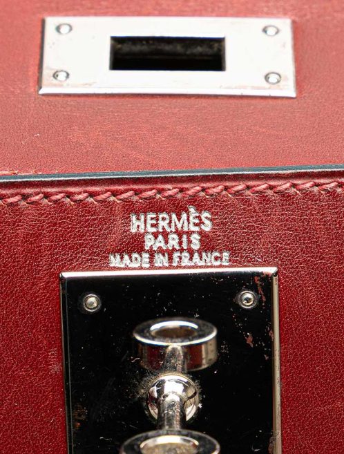 Hermès Kelly 28 Box Rouge H Logo | Sell your designer bag