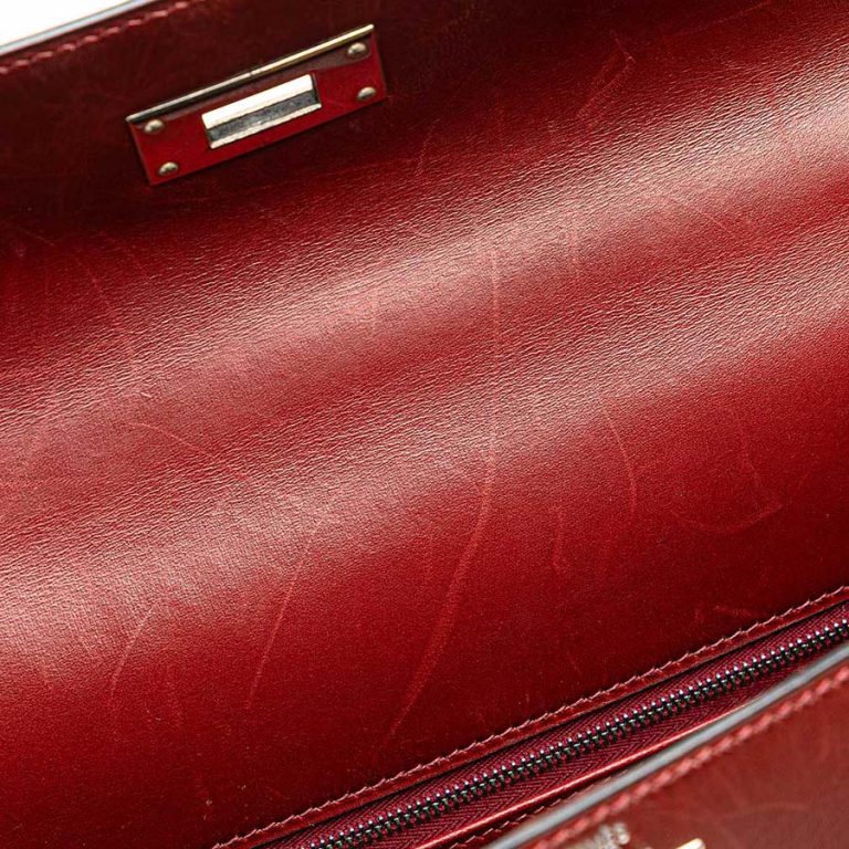 Hermès Kelly 28 Box Rouge H Signs of wear | Sell your designer bag