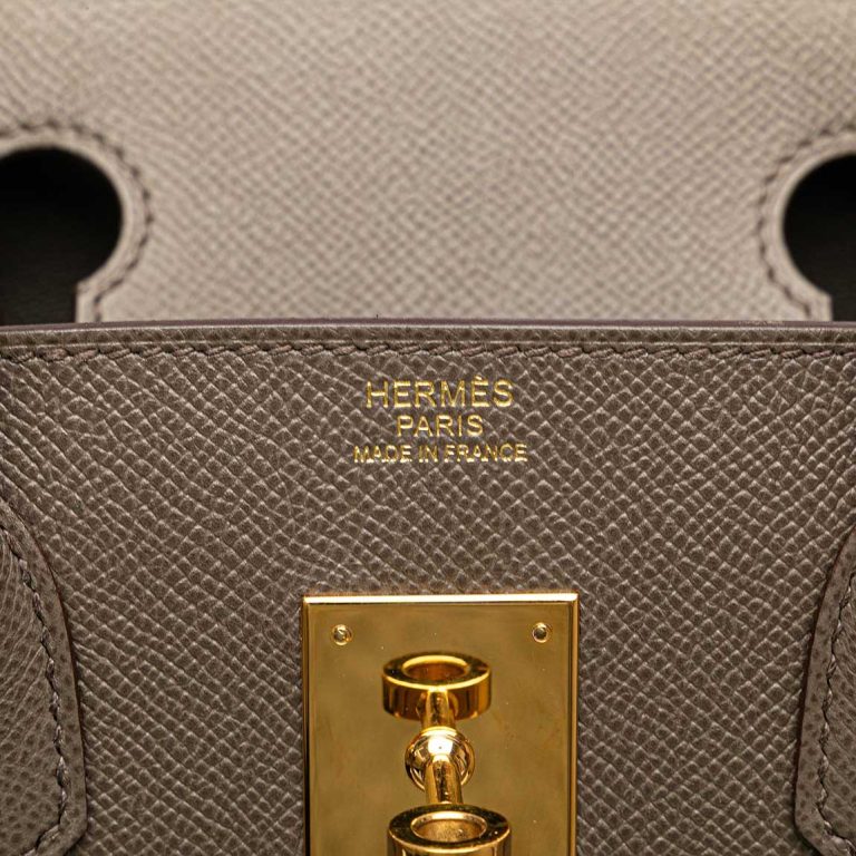 Hermès Birkin 30 Epsom Étoupe Logo | Sell your designer bag