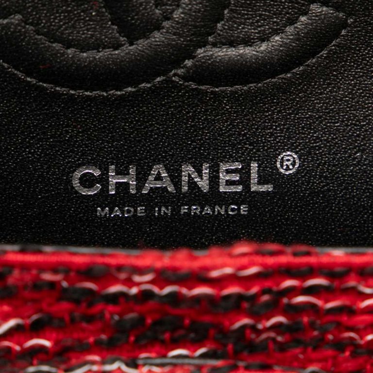 Chanel Timeless Small Tweed Red Logo | Sell your designer bag