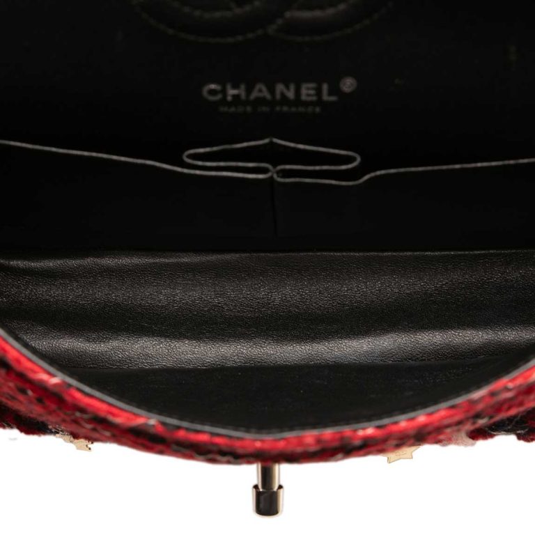 Chanel Timeless Small Tweed Red Inside | Sell your designer bag