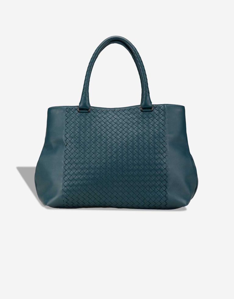 Bottega Veneta Tote bag Large Lamb Blu Front | Sell your designer bag