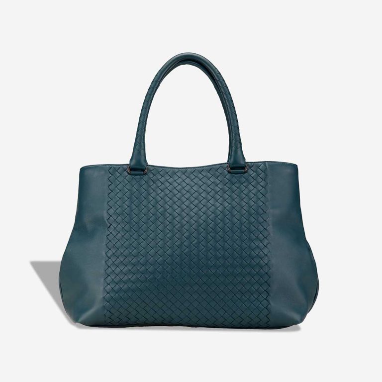 Bottega Veneta Tote bag Large Lamb Blu Front | Sell your designer bag