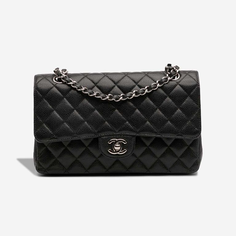 Chanel Timeless Medium Caviar Black Front | Sell your designer bag