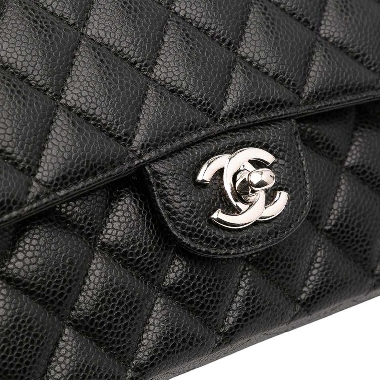 Chanel Timeless Medium Caviar Black Front | Sell your designer bag