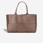 Bottega Veneta Arco Tote Medium Calf Brown Front | Sell your designer bag