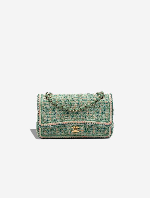 Chanel Timeless Medium Tweed Green Front | Sell your designer bag