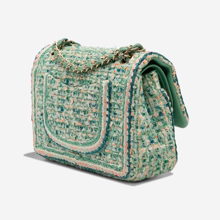 Chanel Timeless Medium Tweed Green | Sell your designer bag