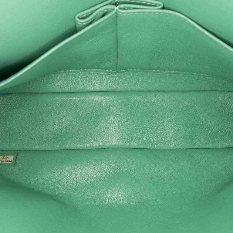 Chanel Timeless Medium Tweed Green Inside | Sell your designer bag