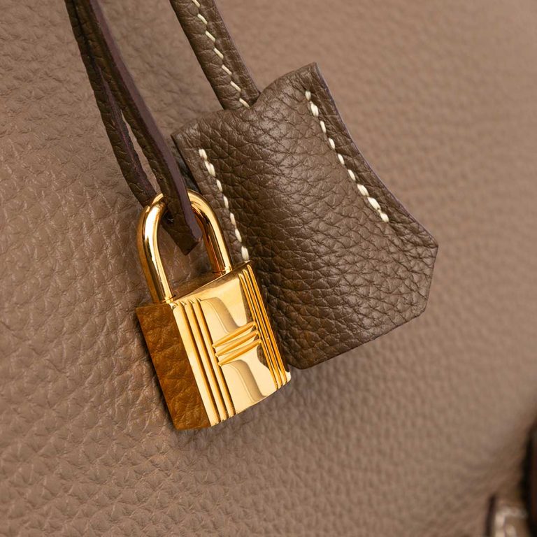 Hermès Birkin 35 Togo Étoupe Signs of wear | Sell your designer bag