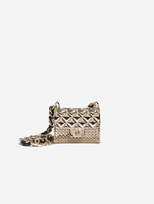 Pre-owned Chanel bag Timeless Micro Necklace Metal Pale Gold Gold | Sell your designer bag on Saclab.com