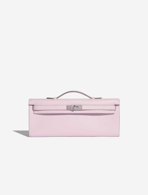Pre-owned Hermès bag Kelly Cut Clutch Swift Mauve Pale Pink | Sell your designer bag on Saclab.com