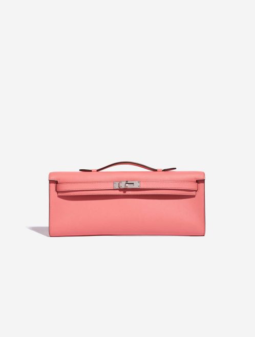 Pre-owned Hermès bag Kelly Cut Clutch Swift Rose d’Été Pink | Sell your designer bag on Saclab.com