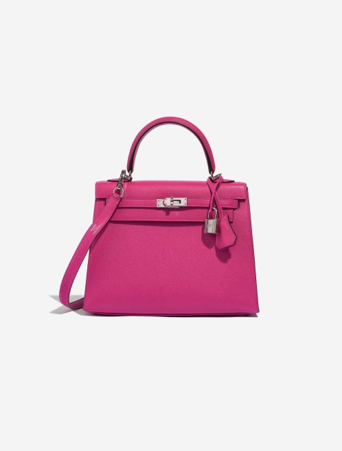 Pre-owned Hermès bag Kelly 25 Epsom Rose Pourpre | Sell your designer bag on Saclab.com