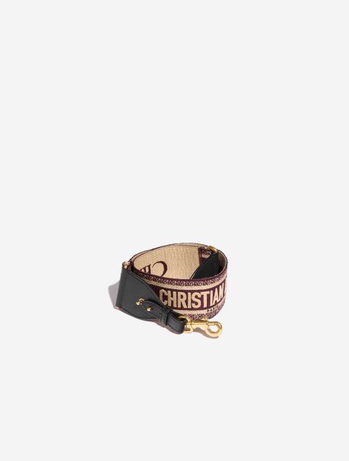 Pre-owned Dior bag Shoulder Strap Canvas / Calf Bordeaux / Beige Beige, Multicolour, Red | Sell your designer bag on Saclab.com
