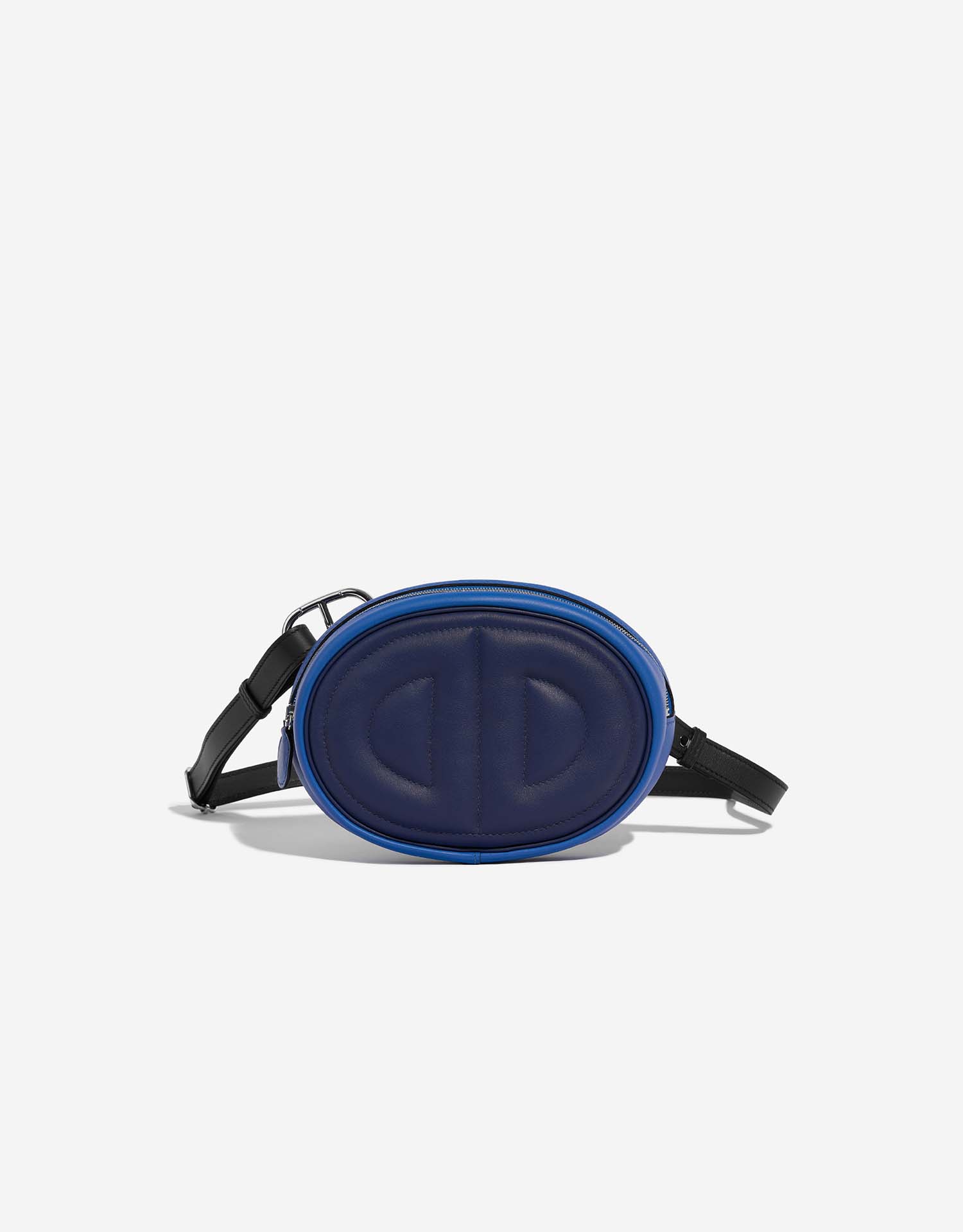 Hermès Banane In-the-Loop Swift Blue Saphir / Blue France / Black