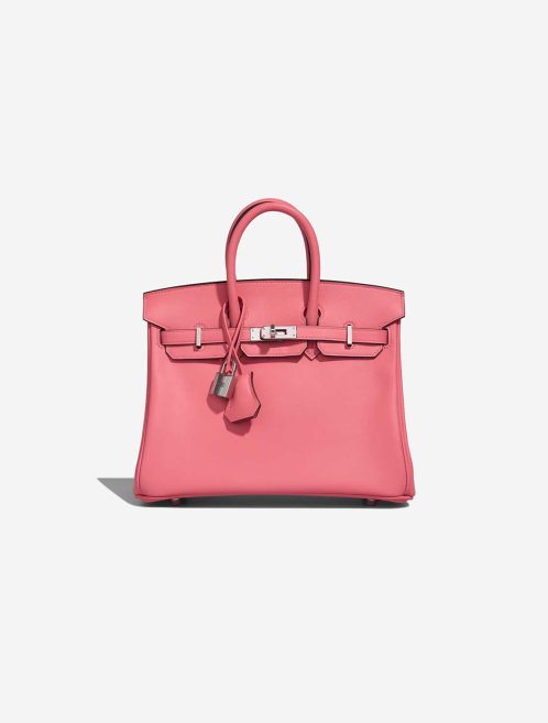 Pre-owned Hermès bag Birkin 25 Swift Rose Azalée Pink | Sell your designer bag on Saclab.com