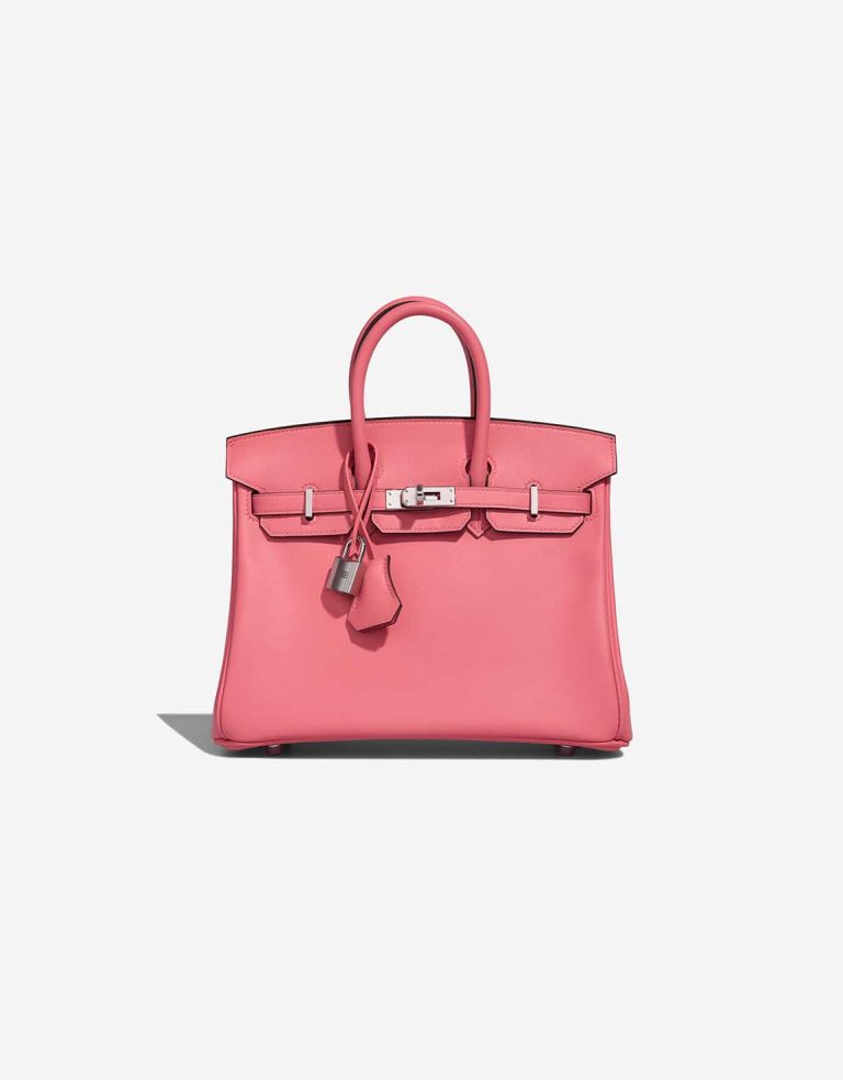 Pre-owned Hermès bag Birkin 25 Swift Rose Azalée Pink | Sell your designer bag on Saclab.com
