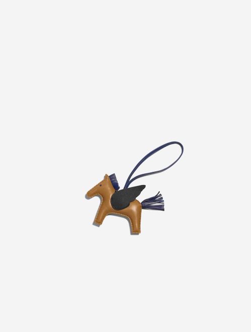 Pre-owned Hermès bag Rodéo Pegasus MM Milo Bleu Saphir / Black / Sésame Black, Blue, Multicolour | Sell your designer bag on Saclab.com