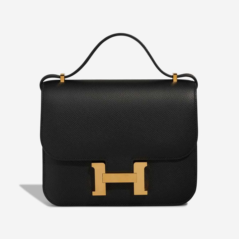 Hermès Constance 18 Epsom Black Front | Sell your designer bag