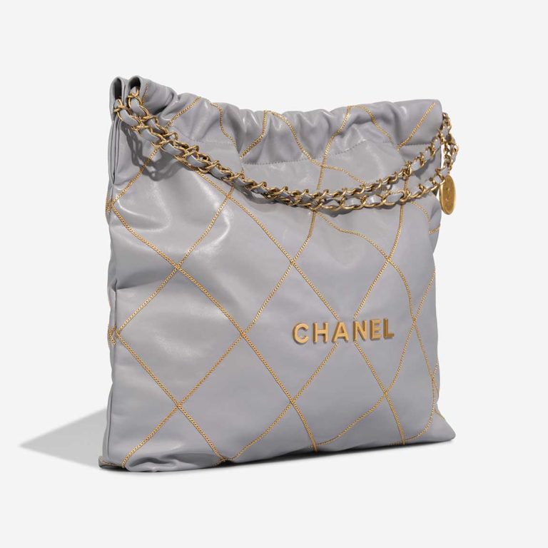 Chanel 22 Large Calf Grey | Sell your designer bag