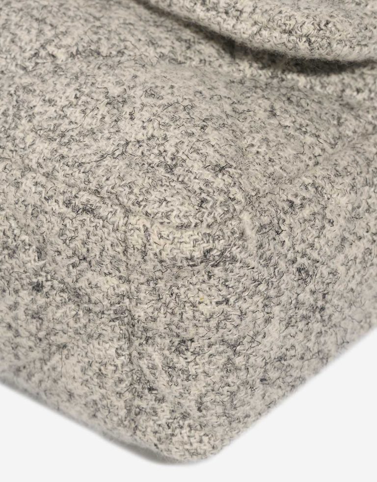 Chanel 19 Flap Bag Felt / Lamb Grey Signs of wear | Sell your designer bag