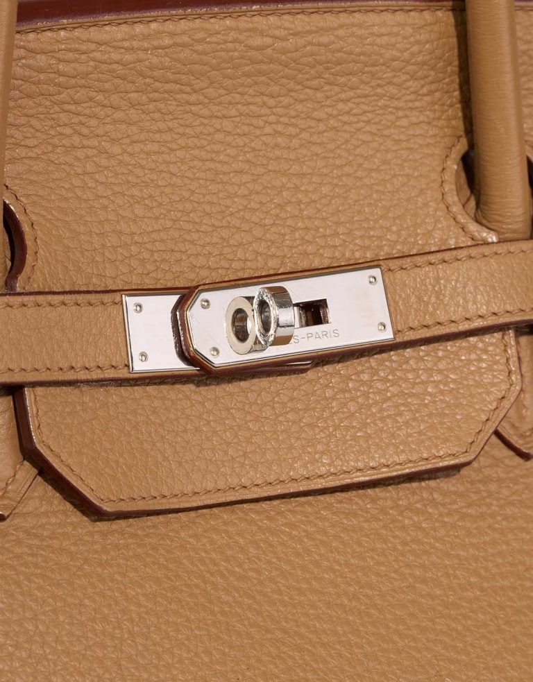 Hermès Birkin 40 Taurillon Clémence Tabac Camel Closing System | Sell your designer bag