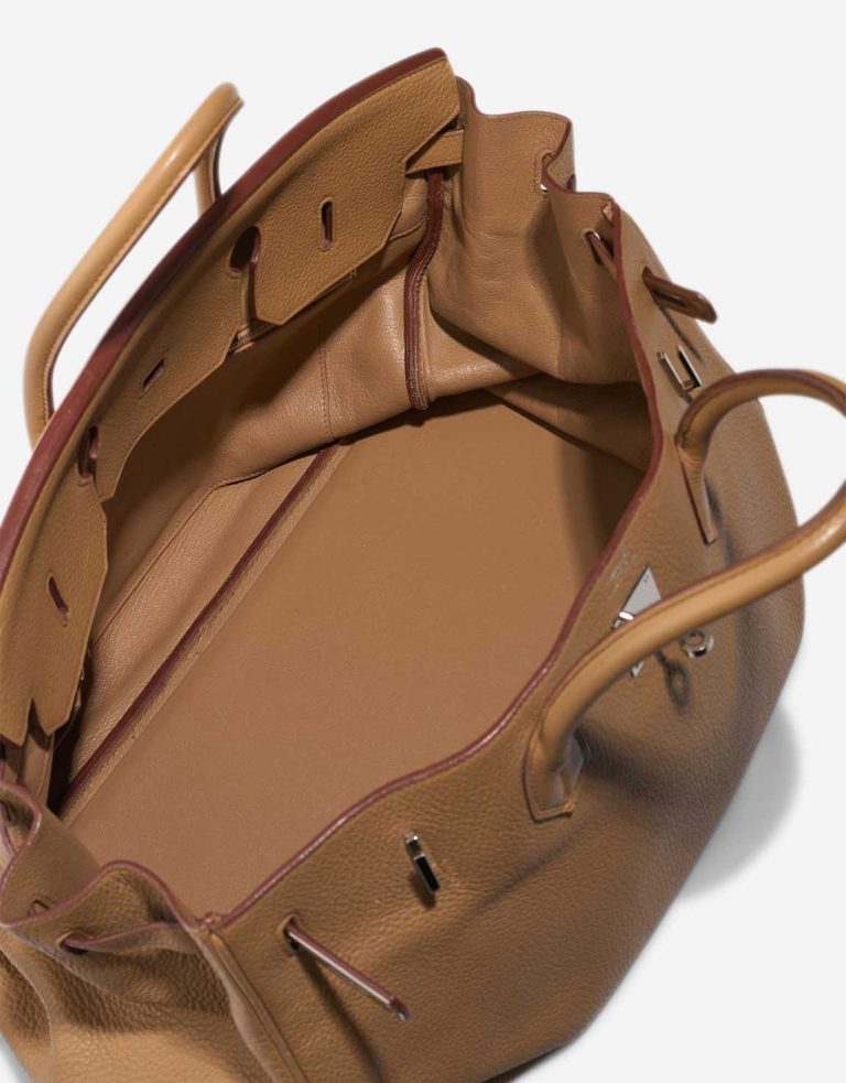 Hermès Birkin 40 Taurillon Clémence Tabac Camel Inside | Sell your designer bag