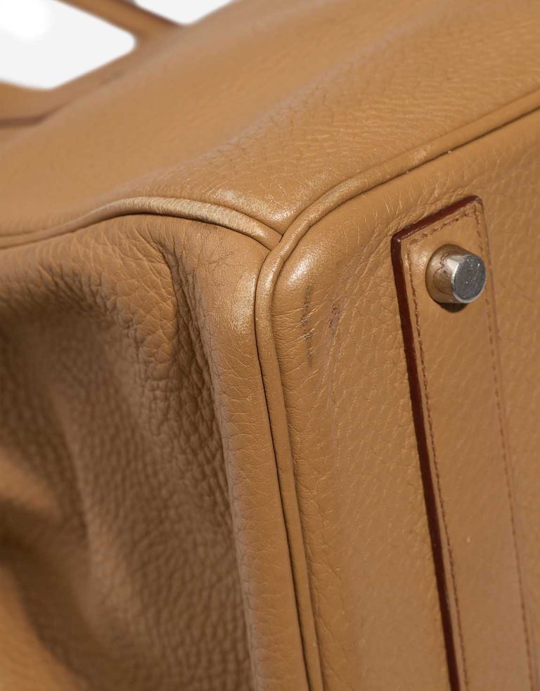 Hermès Birkin 40 Taurillon Clémence Tabac Camel Signs of wear | Sell your designer bag