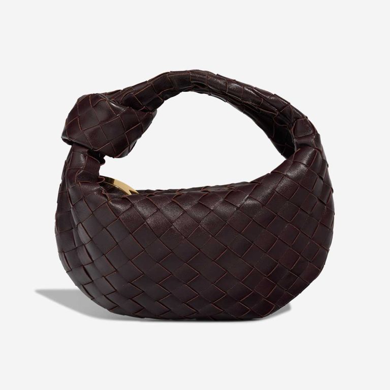 Bottega Veneta Jodie Mini Lamb Dark Burgundy Front | Sell your designer bag