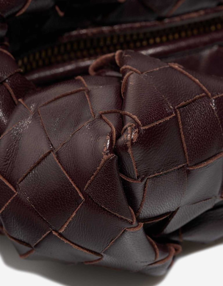 Bottega Veneta Jodie Mini Lamb Dark Burgundy Signs of wear | Sell your designer bag