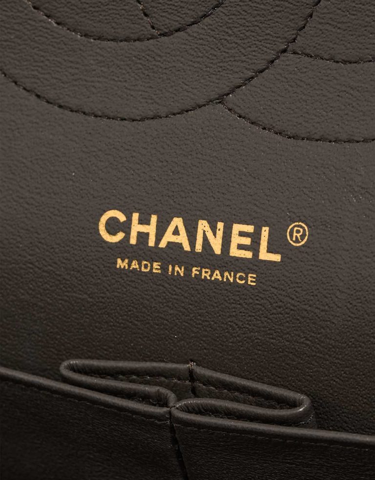 Chanel Timeless Jumbo Lamb Anthracite Logo | Sell your designer bag