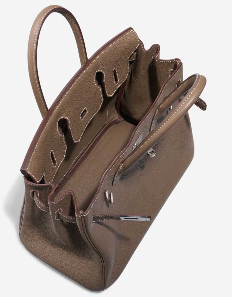 Hermès Birkin 30 Togo Étoupe Inside | Sell your designer bag