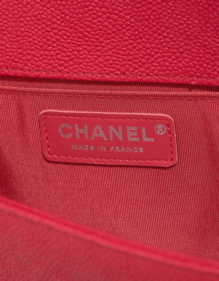 Chanel Boy Old Medium Caviar Red Logo | Sell your designer bag