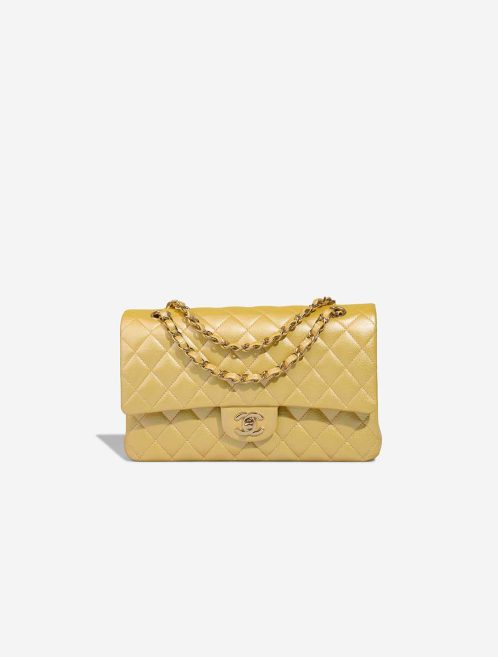 Chanel Timeless Medium Caviar Yellow Front | Sell your designer bag